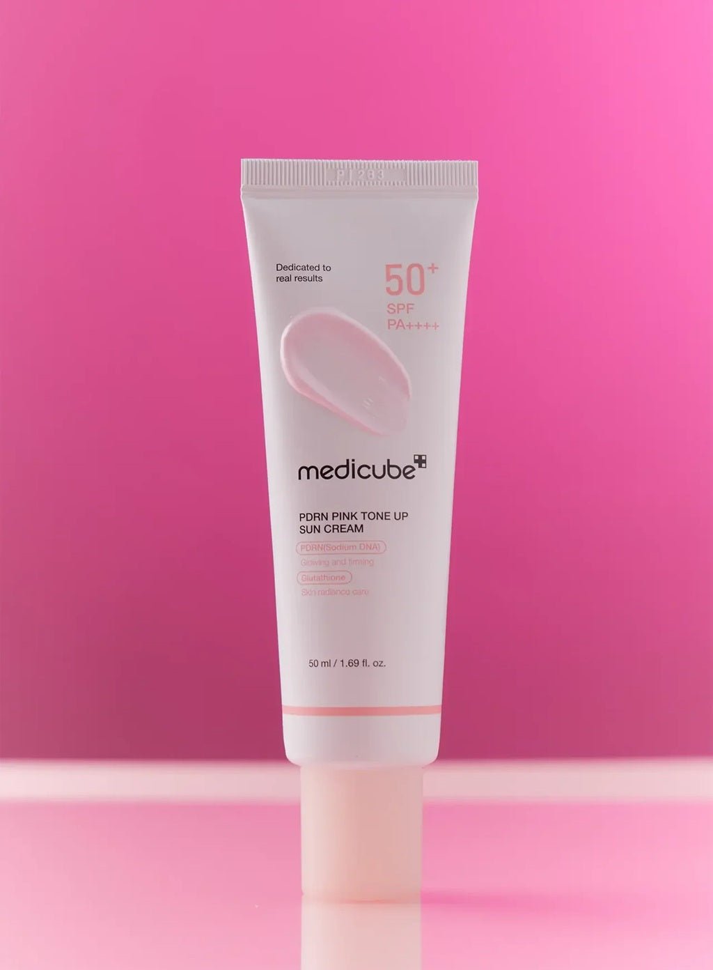 Medicube - crème solaire PDRN pink tone up SPF50 - Rosalinaboutique