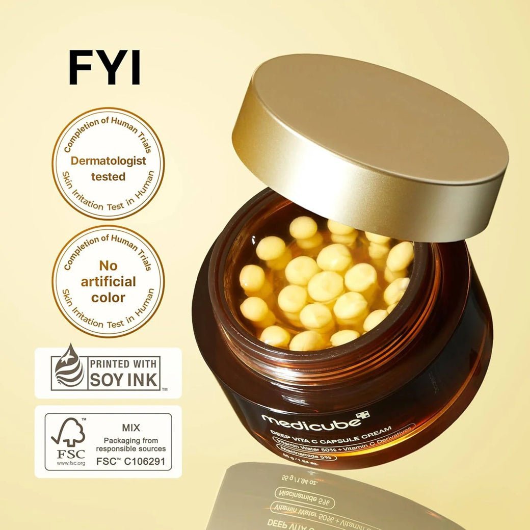 Medicube - deep vita c crème a capsules - Rosalinaboutique