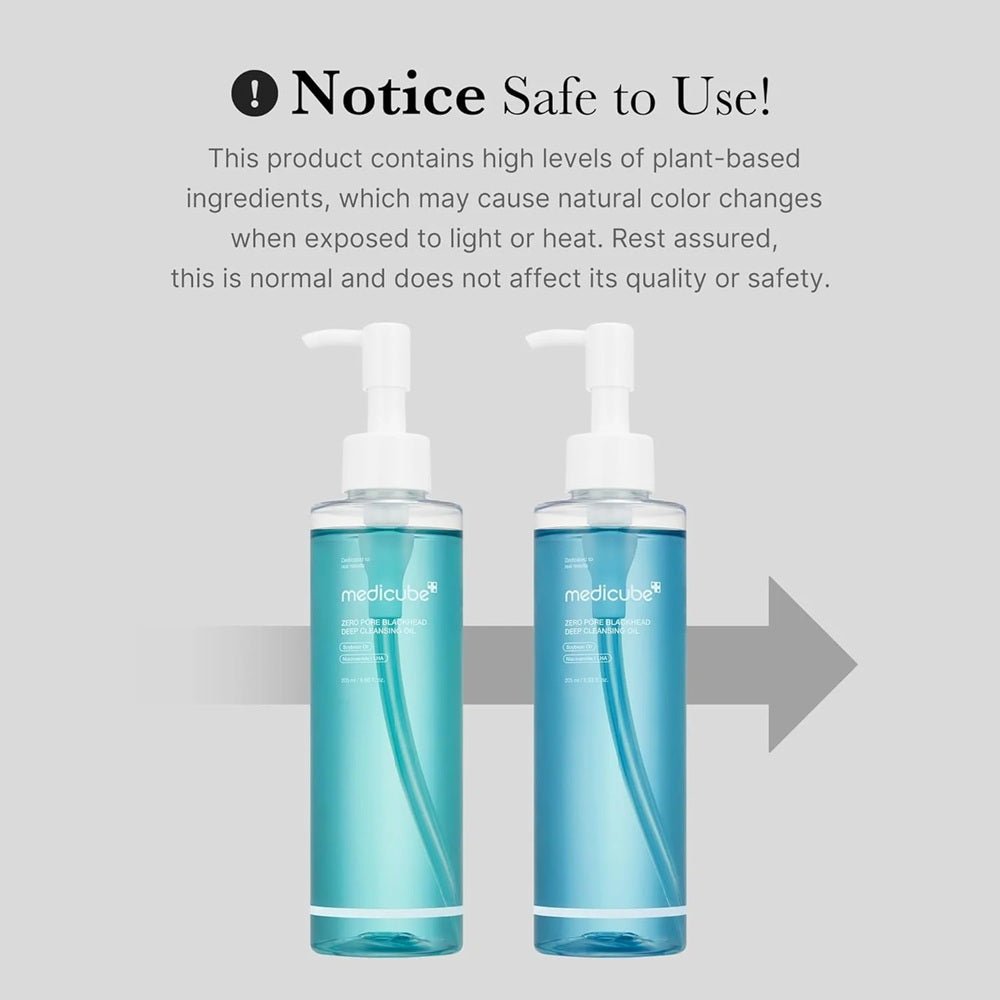 Medicube - Huile nettoyante en profondeur Zero Pore Blackhead 205 ml - Rosalinaboutique