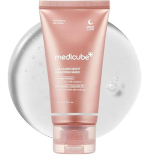 Medicube - masque de nuit enveloppant au collagène - Rosalinaboutique