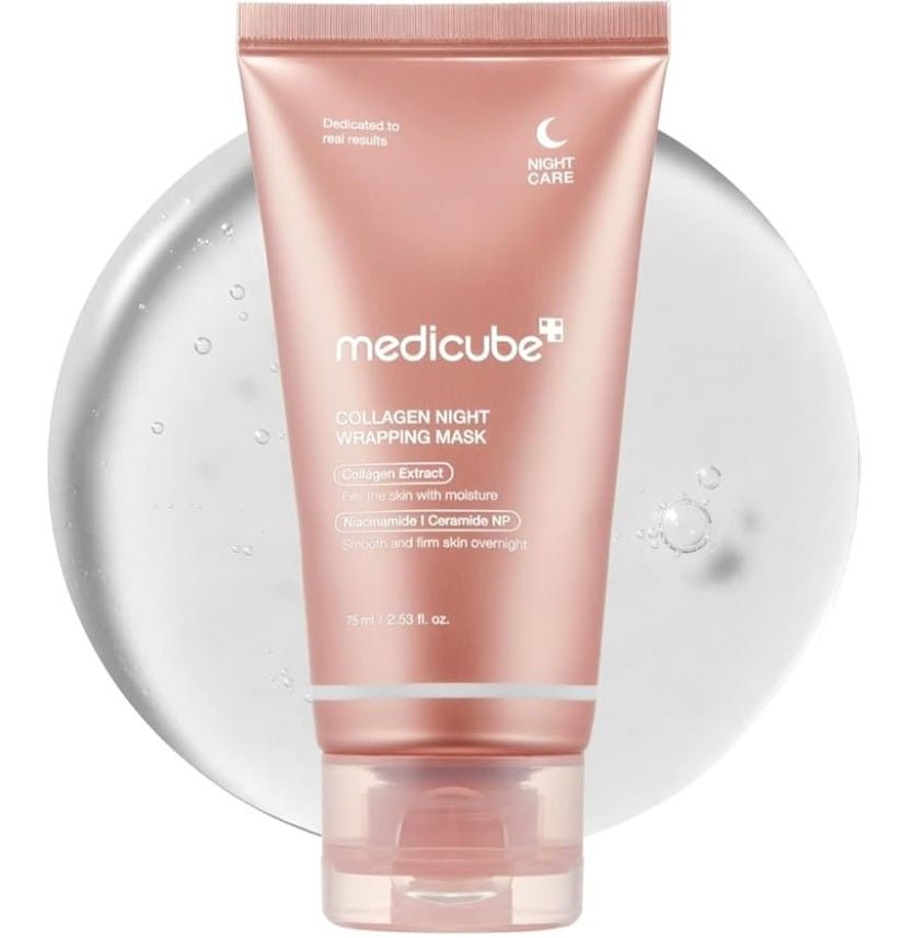Medicube - masque de nuit enveloppant au collagène - Rosalinaboutique