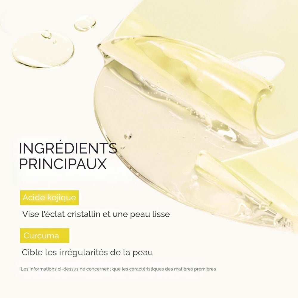 Medicube - masque en gel à la gelée d'or à l'acide kojique et au curcuma 4 unités - Rosalinaboutique