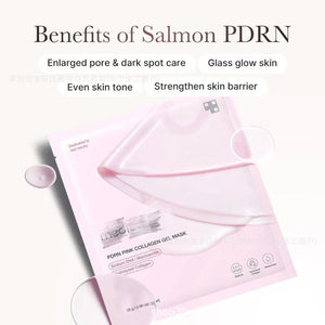 Medicube - masque en gel de collagène rose à l'ADN de saumon 4 unités - Rosalinaboutique