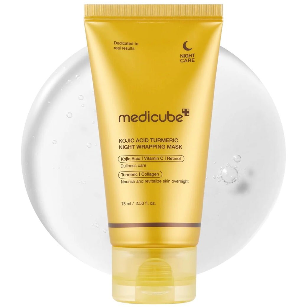 Medicube - masque exfoliant a l'acide kojique et curcuma de nuit - Rosalinaboutique