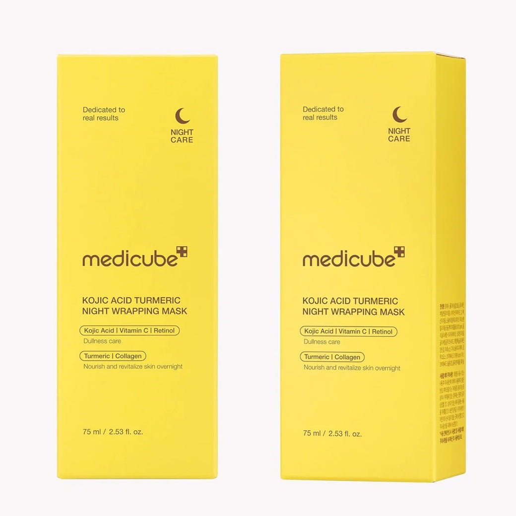 Medicube - masque exfoliant a l'acide kojique et curcuma de nuit - Rosalinaboutique