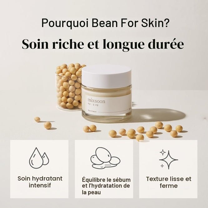 Mixsoon - crème a la fève 47ml - Rosalinaboutique
