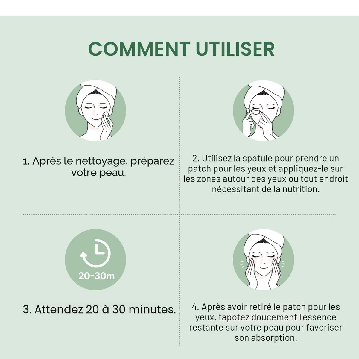 Mixsoon - patchs pour les yeux en hydrogel de collagène (30 paires) - Rosalinaboutique