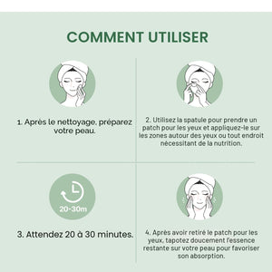 Mixsoon - patchs pour les yeux en hydrogel de collagène (30 paires) - Rosalinaboutique