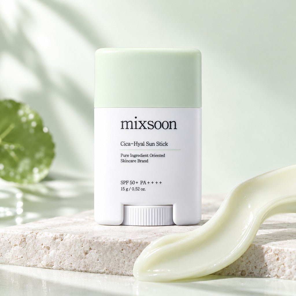 Mixsoon - stick solaire Cica-Hyal 15g - Rosalinaboutique