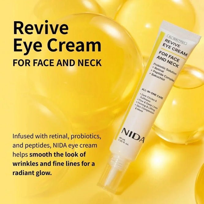 NIDA - crème contour des yeux revive pour le visage et le cou - Rosalinaboutique