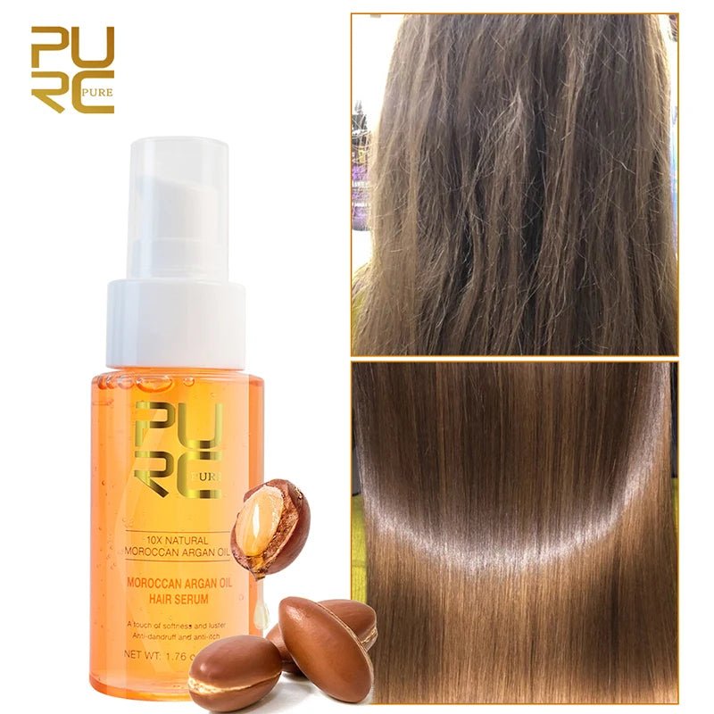 Purc - huile capillaire a l'huile d'arguan marocaine - Rosalinaboutique