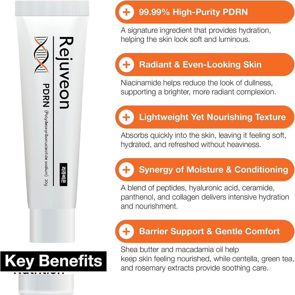 Rejuveon - crème réparatrice PDRN 1000 20g - Rosalinaboutique