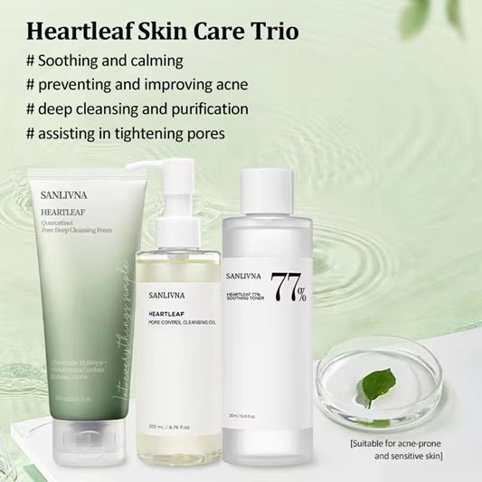 Sanlivna – ensemble coréen de 3 pièces pour soins de la peau - Rosalinaboutique