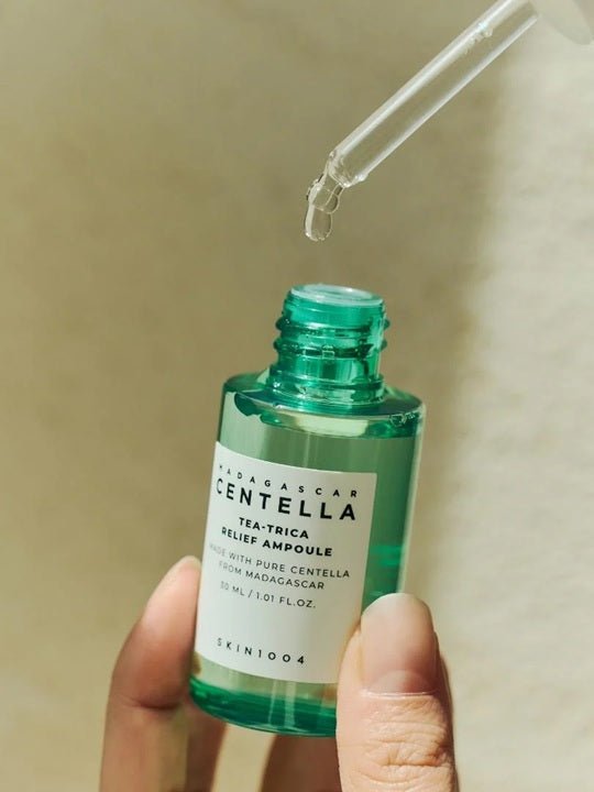 SKIN1004 - Ampoule apaisante Centella Tea Trica 100ml - Rosalinaboutique