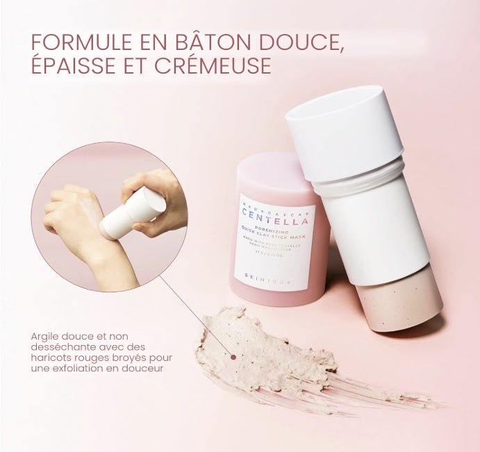 SKIN1004 - masque stick à l'argile porogène à la centella - Rosalinaboutique