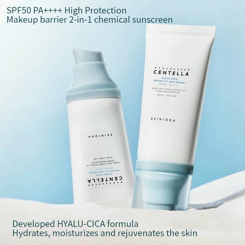 SKIN1004 - sérum solaire hydratant hyalu - cica uv - Rosalinaboutique