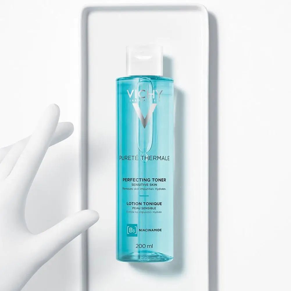 Vichy - tonique perfectionnant, sérum nettoyant rafraîchissant bleu 200ml - Rosalinaboutique