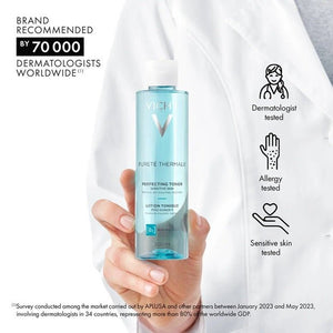 Vichy - tonique perfectionnant, sérum nettoyant rafraîchissant bleu 200ml - Rosalinaboutique