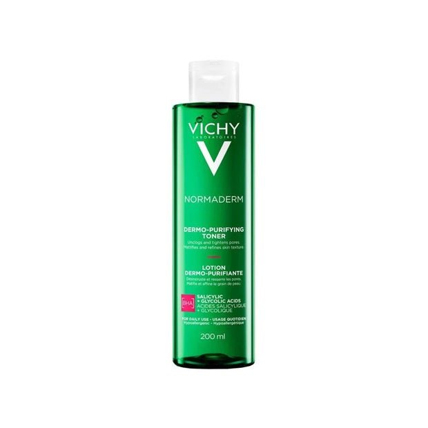 Vichy - tonique perfectionnant, sérum nettoyant rafraîchissant et hydratant vert 200ml - Rosalinaboutique